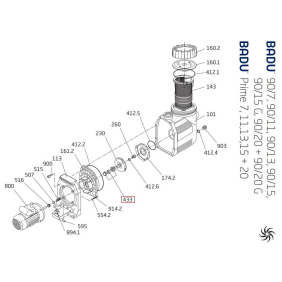 Сальник для насоса Speck Badu Prime 15-20 (2920343310)