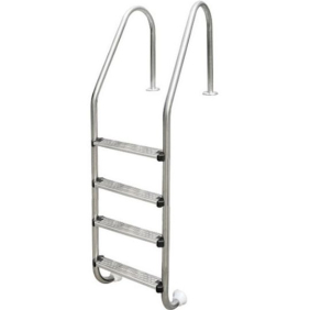 Сходи для басейну Emaux Standard, 4 сходинки, AISI-304, фланцеві (SLF415-SR)