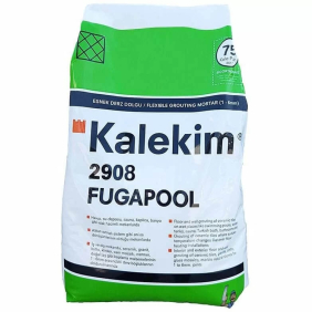 Цементна затирка для швів Kalekim Fugapool 2908, 5 кг, вологостійка, для швів 1-6 мм, середземноморський блакитний