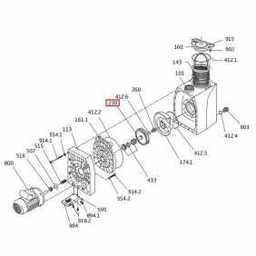 Крильчатка для насоса Speck Badu 40/32 (2920623000)