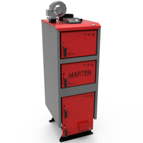 Твердопаливний котел тривалого горіння MARTEN Comfort 12 кВт сталь 6 мм