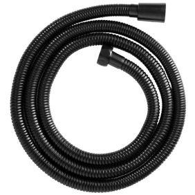 Шланг для душу Aquastrong Steel Black, L 1,5-1,8 м, гайка з обертанням (CR-113-15)