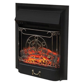 Електрокамін Royal Flame Majestic FX Black з функцією обігріву та звуком