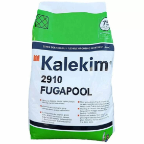 Цементна затирка для швів Kalekim Fugapool 2910, 5 кг, вологостійка, для швів 1-6 мм, басейн блакитний