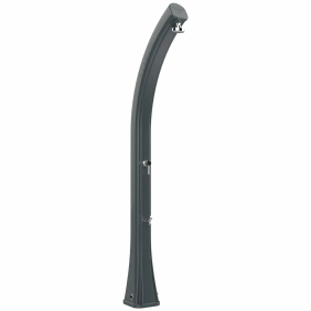Душ сонячний Aquaviva Happy XL, 35 л, поліетилен, мийка для ніг, антрацит (H420/7016)