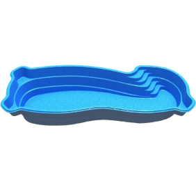 Композитний басейн Favorit MONACO 10 Standard 10 х 3.6 х 1.25-1.9 м