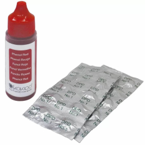 Краплі + таблетки для тестера Kokido K045CBX24 pH/хлор (K101CBX24)