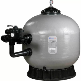 Пісочний фільтр для басейну Aquaviva MSD 800, 25 м3/год, D 800 мм, засипка 250 кг, бічний