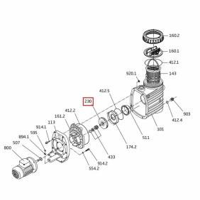 Крильчатка для насоса Speck Badu Top II/12 (2921123029)