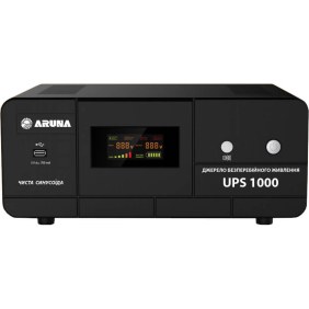 Джерело безперебійного живлення Aruna UPS 1000 (600 Вт/1000 ВА)