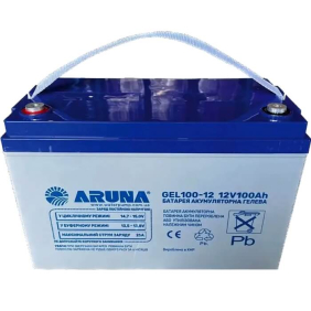 Акумуляторна батарея Aruna GEL 100-12, 100 Ah, 12 V