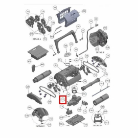 Керуючий двигун для пилососу Aquabot Viva Go (AS2904140-SP)