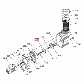 Крильчатка для насоса Speck Badu Prime 15 (2921323001)