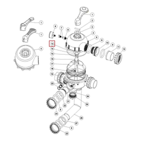 Ущільнення кришки крана Emaux MPV-04 (02011009)