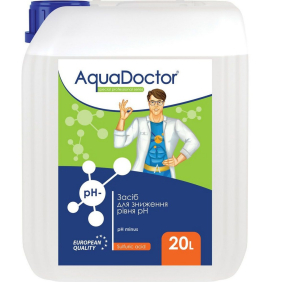 Рідкий pH мінус Aquadoctor 35% сірчана кислота 20 л