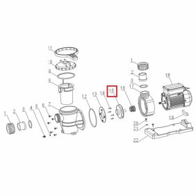 Крильчатка для насоса Aquaviva VWS, STP 35