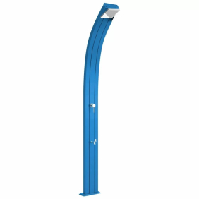Душ сонячний Aquaviva Spring, 25 л, алюміній, мийка для ніг, блакитний (A120/5012)
