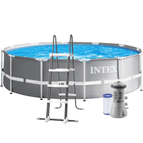 Каркасний басейн Intex 366 х 122 см, з фільтром та драбиною (26718)