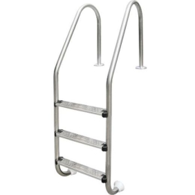 Сходи для басейну Emaux Standard, 3 сходинки, AISI-304, фланцеві (SLF315-SR)