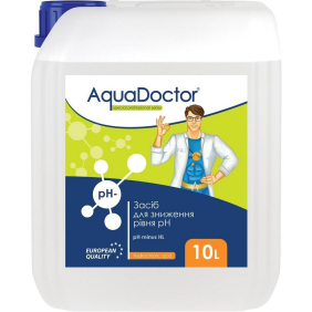 Рідкий рН мінус Aquadoctor 14% соляна кислота 10 л