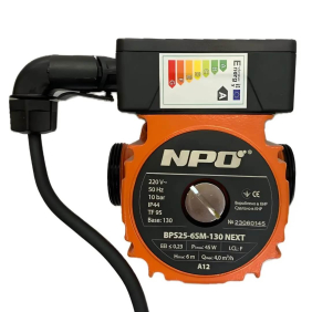 Енергоефективний циркуляційний насос NPO BPS 25-4SM-130 NEXT гайки кабель (22 Вт)