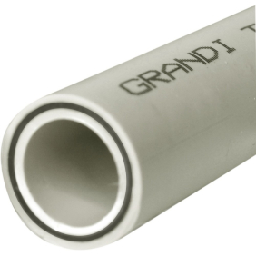 Труба Grandi PP-RCT Basalt, 63 мм, PN20