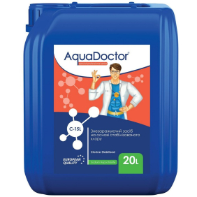 Рідкий хлор Aquadoctor C-15L натрію гіпохлорит 15% 20 л