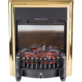 Електрокамін Royal Flame Fobos FX Brass з функцією обігріву та звуком