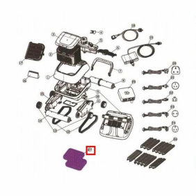 Мікрофільтр для пилососу Aquaviva Black Pearl 7310, 1 шт (71170)