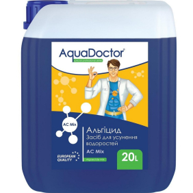 Альгіцид для басейну Aquadoctor AC MIX 20 л для швидкого видалення водоростей