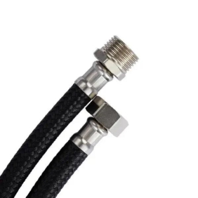 Шланг для води Aquastrong Nylon, 60 см, гайка-штуцер, 1/2