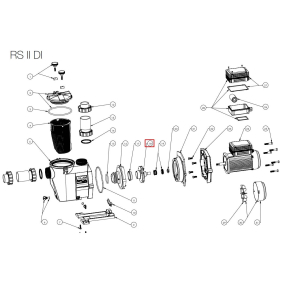 Крильчатка для насоса Hayward SPII-RSII DI, 3НР (SPX3030CDIE)