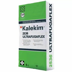 Цементна затирка для швів Kalekim Ultrafuga Flex 2536, 5 кг, для швів 2-20 мм, сірий сатин