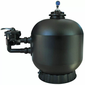 Пісочний фільтр для басейну Aquaviva MPS 650, 16 м3/год, D 650 мм, засипка 155 кг, бічний