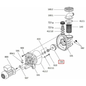 Крильчатка для насоса Speck Badu Magic II/11 (2921623046)