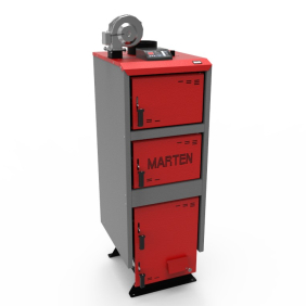 Твердопаливний котел тривалого горіння MARTEN Comfort 24 кВт сталь 6 мм