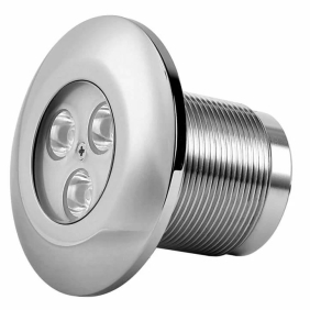 LED прожектор Aquaviva HJ-FG-SS75-1.5, 6 Вт, NW (Neutral White), AISI 316, 3 діода, d 75 мм, 12 В