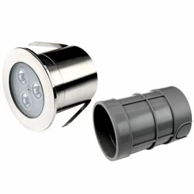 LED прожектор Aquaviva HJ-RC-SS75, 6 Вт, NW (Neutral White), 3 діода, d 75 мм, 12 В, мозаїка/плитка