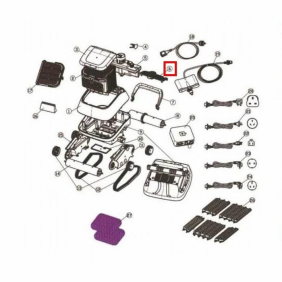 Кришка насоса для пилососу Aquaviva Black Pearl 7310