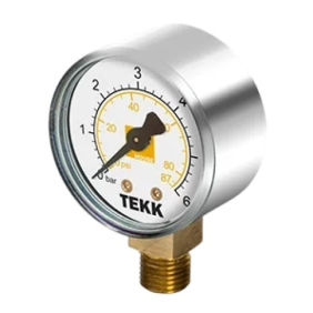 Манометр TEKK HAUS PGR5-S6 сталь (6 атм радіальний)