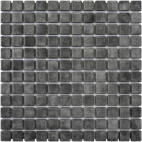 Мозаїка скляна Aquaviva Stone Gray, лист 31,5 x 31,5 см, сегмент 25 мм, на сітці (KL45)