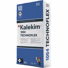 Клей для плитки Kalekim Technoflex 1054, C2TE S1, 25 кг, білий