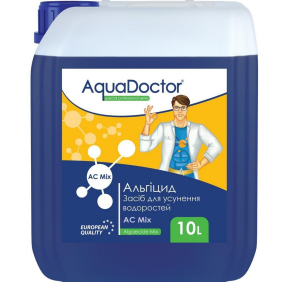 Альгіцид для басейну Aquadoctor AC MIX 10 л для швидкого видалення водоростей