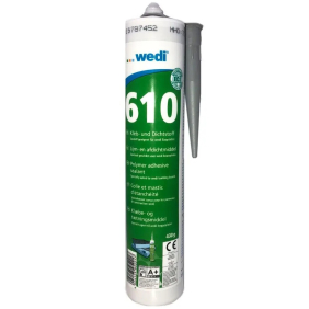 Клей-герметик Wedi 610, водостійкий, 430 гр